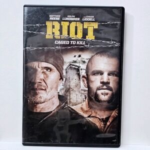Universal Riot‎ DVD Action Caged To Kill Matthew Reese Dolph Lundgren Liddell R